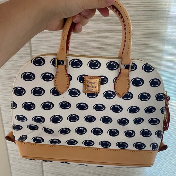 Dooney & Bourke Penn State Zip Satchel Bag